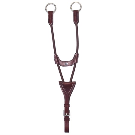 Kort elastisk martingal öppningsb. ringar silver