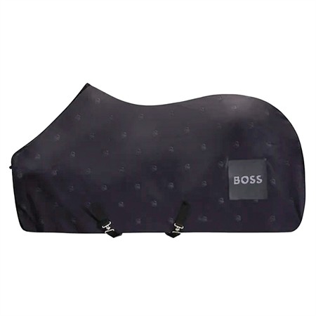 Fleecetäcke allover logo