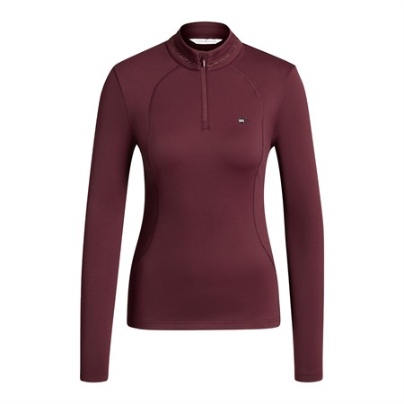Cady 1/4 Zip Rhinestone Training Top